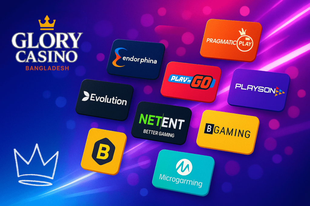 Providers at Glory Casino